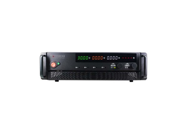 eTM-2002U, 3U 0-200V 0-2A Programmable DC Bench Test Power Supply with 4-Digit LED Display, Encoder Adjustment Knob, Output Switch Control