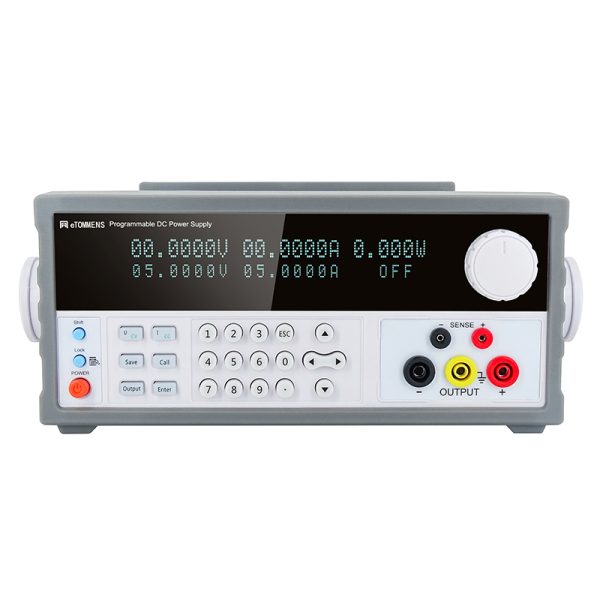 eTM-L2002SPV+, 200V 2A Linear High Precision DC Bench Top Power Supply Programmable with 6-Digit VFD Display, Output Switch Control, Low Noise