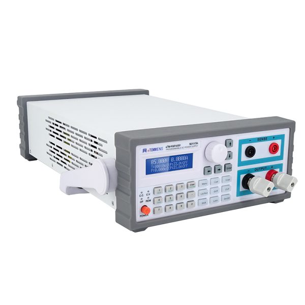 eTM-K6015SP, Programmable Switching DC Power Bench Supply 0-60V 0-15A with High Precision 5-Digit Blue Screen, Remote Control, Low Noise Cooling Fan - Image 3