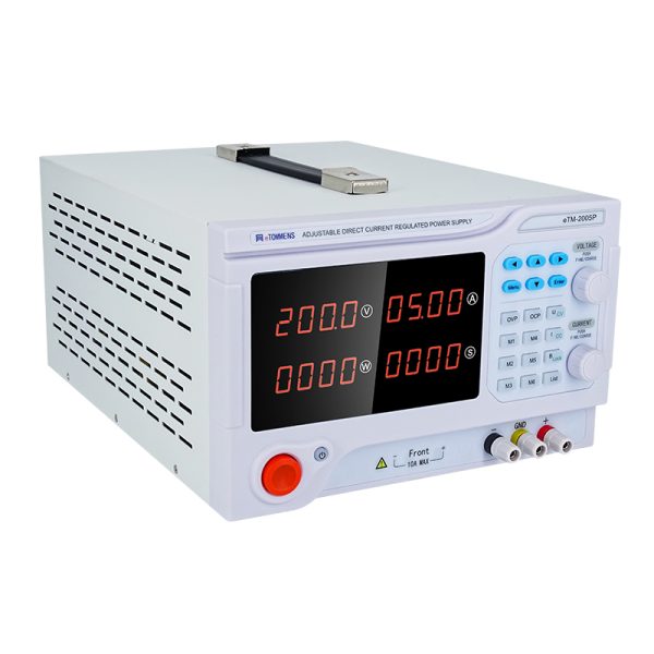 eTM-2005P, Switching Bench DC Power Supply Programmable 0-200V 0-5A with Multiple Safety Protections, One-Click Lock Key, Low Ripple and Noise - Image 3